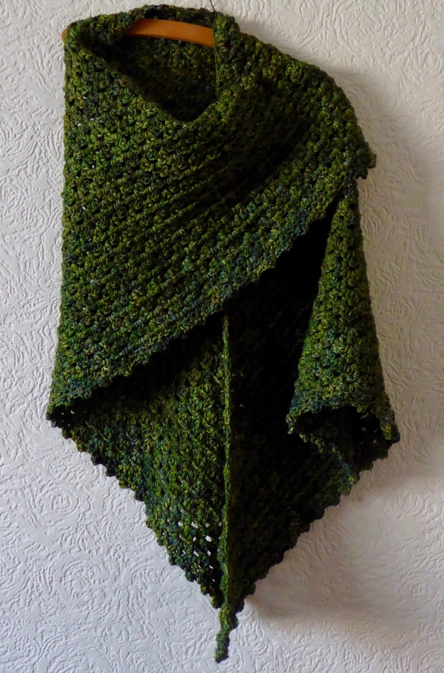 Winter shawl in Malabrigo Ivy yarn