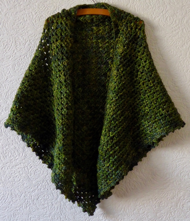 Winter shawl in Malabrigo Ivy yarn