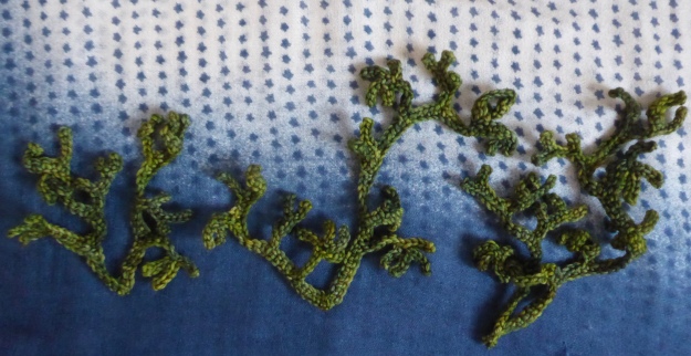 Crocheted seaweed