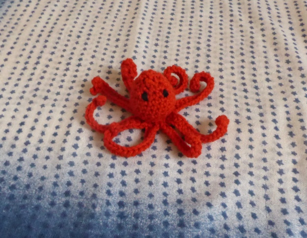 Crocheted octopus